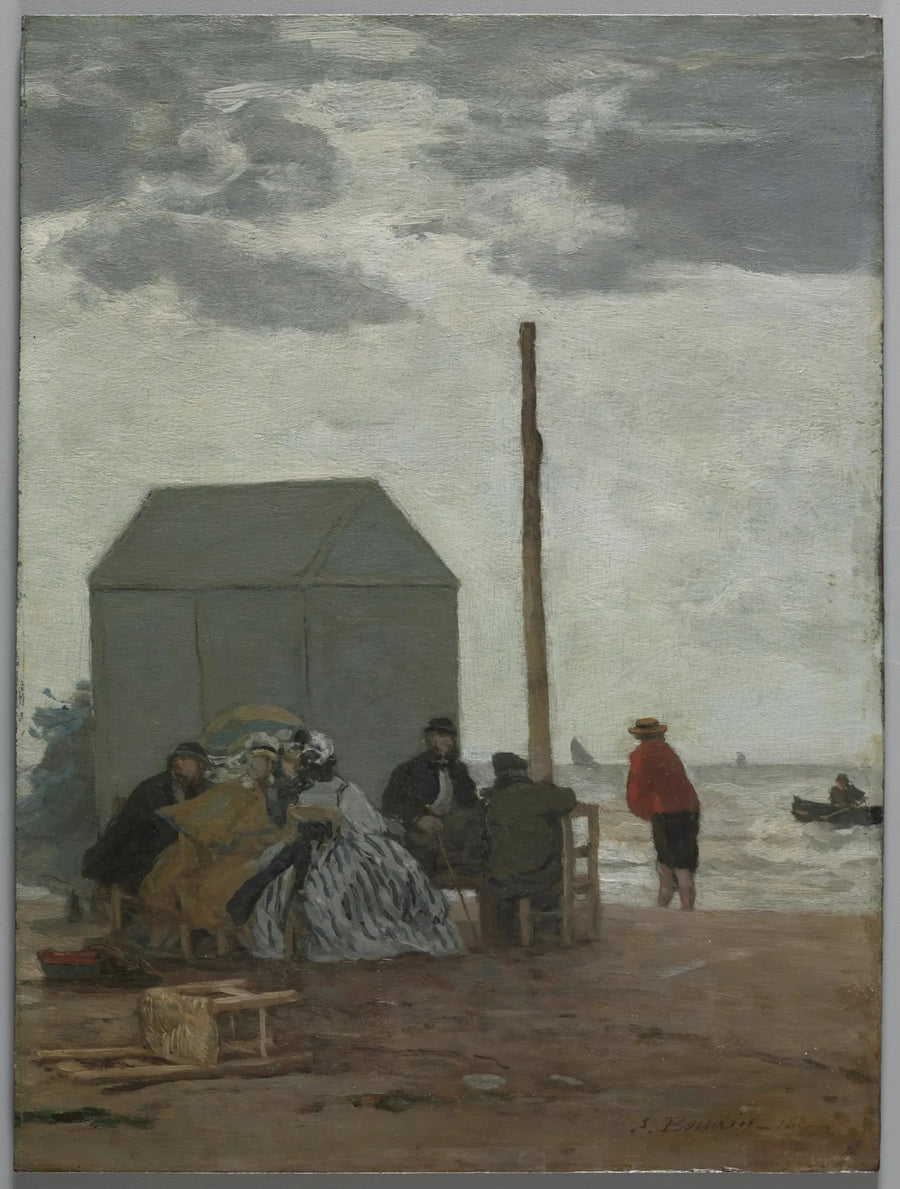 Deauville ranta - Eugène Boudin