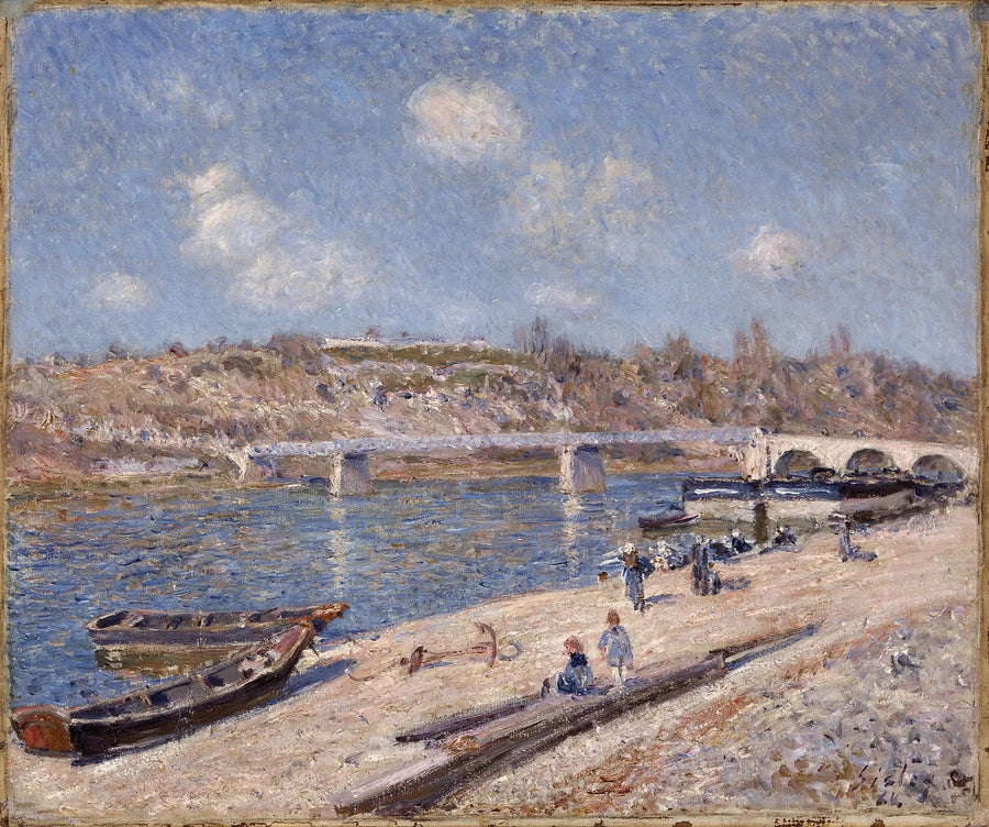 Ranta Saint-Mammès'ssa - Alfred Sisley