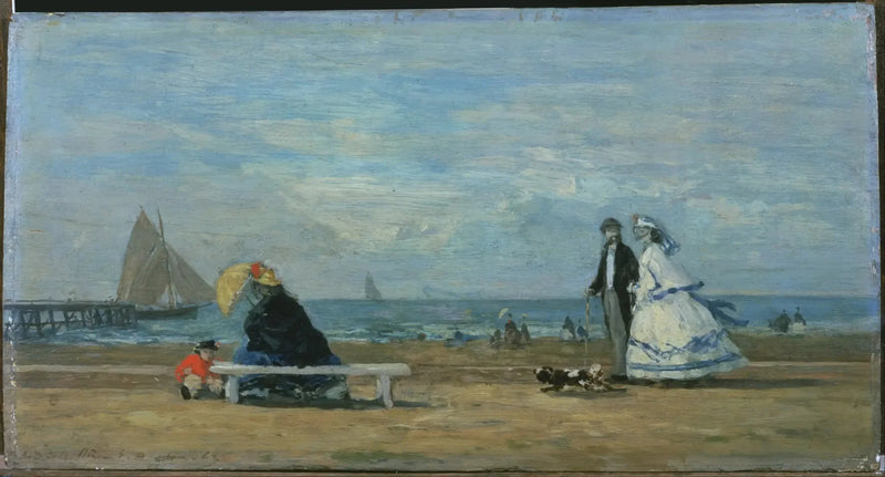 Ranta Trouvillessa - Eugène Boudin
