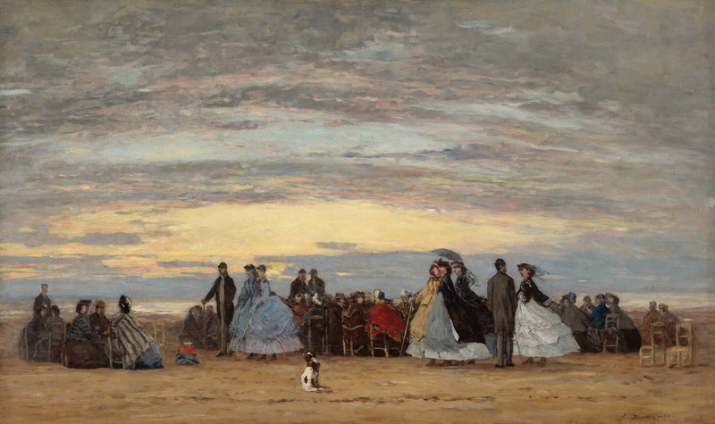 Ranta Villervillessä - Eugène Boudin