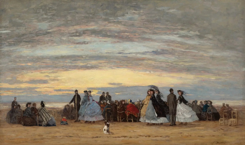 Ranta Villervillessä - Eugène Boudin