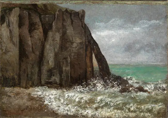 Étretatin ranta - Gustave Courbet
