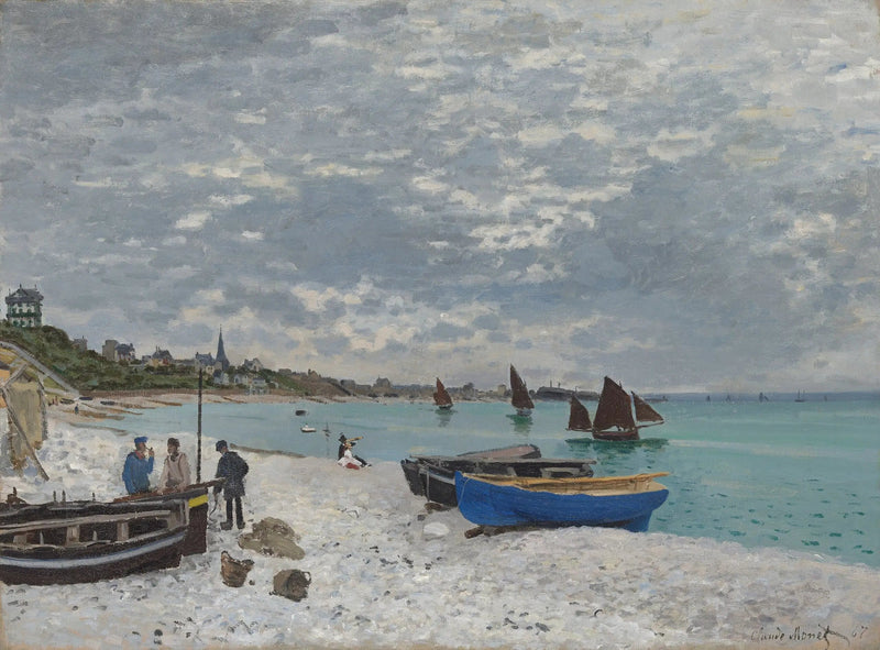 Sainte-Adressen ranta - Claude Monet