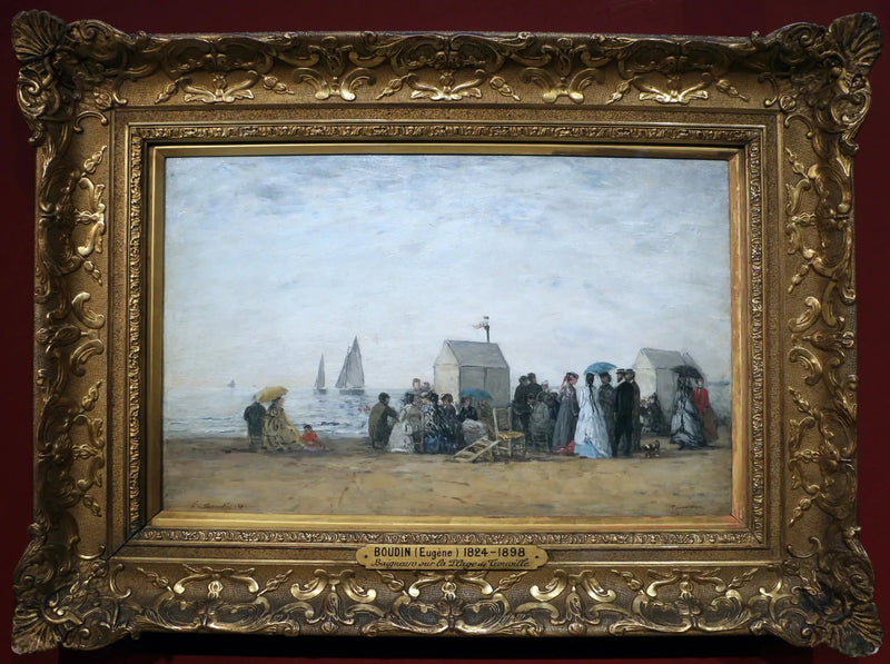 Trouvillen ranta - Eugène Boudin