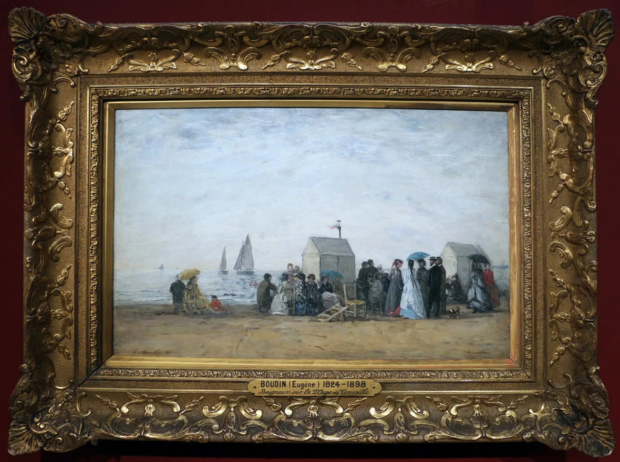 Trouvillen ranta - Eugène Boudin