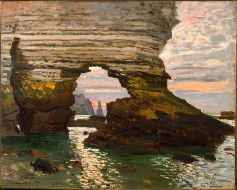 La Porte d'Amont, Étretat - Claude Monet