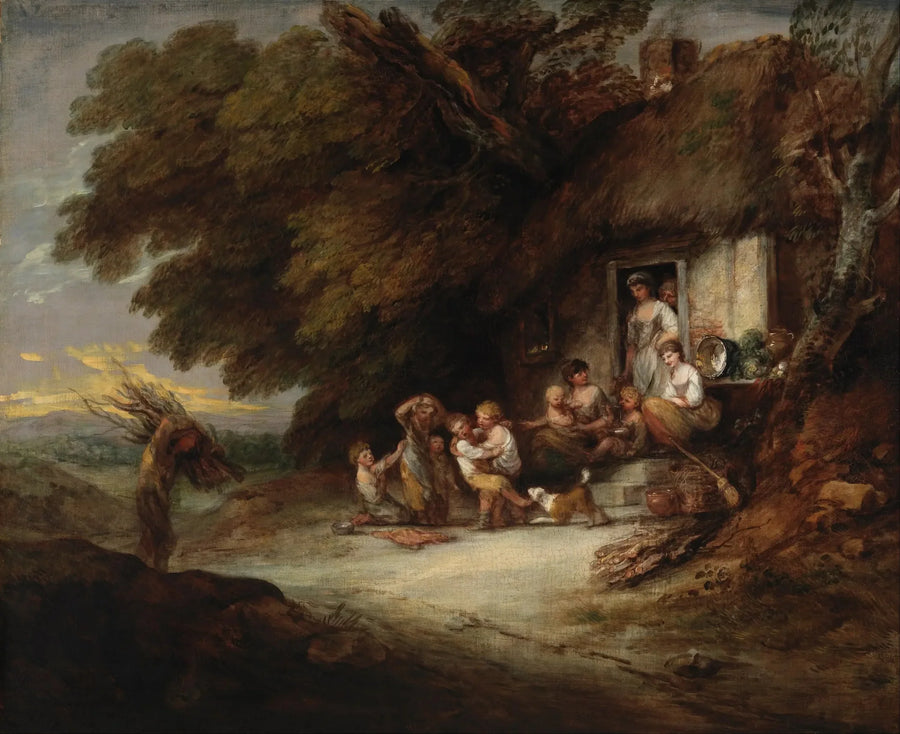 Huvilan ovi - Thomas Gainsborough