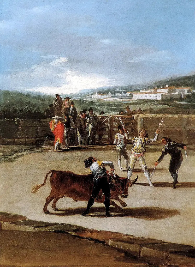 Banderillojen asettaminen - Francisco de Goya