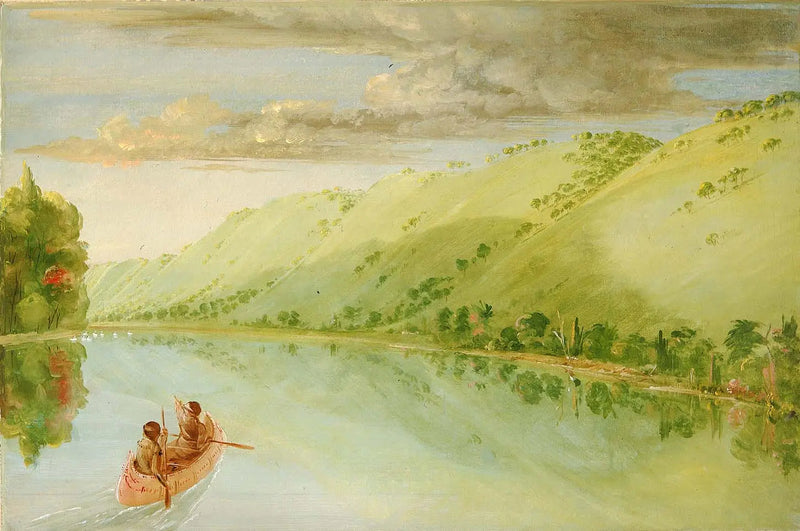 Madame Ferrebaultin tasanko, Chienin tasangon yläpuolella - George Catlin