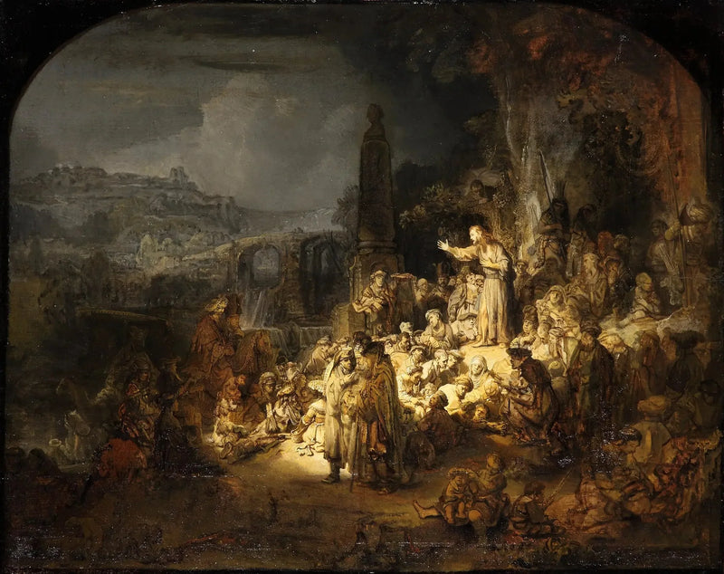 Pyhän Johannes Kastajan saarna - Rembrandt