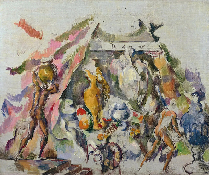 Juhla-aterian valmistelu - Paul Cézanne