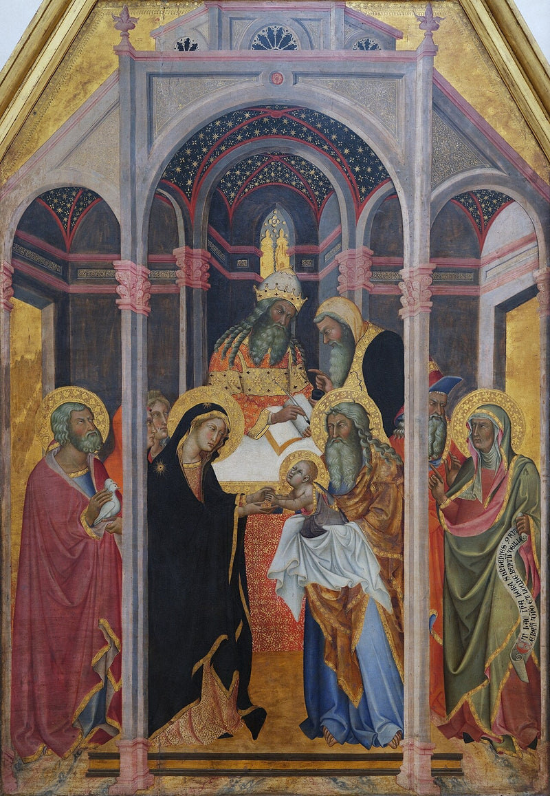 Temppeliin esittely - Bartolo di Fredi