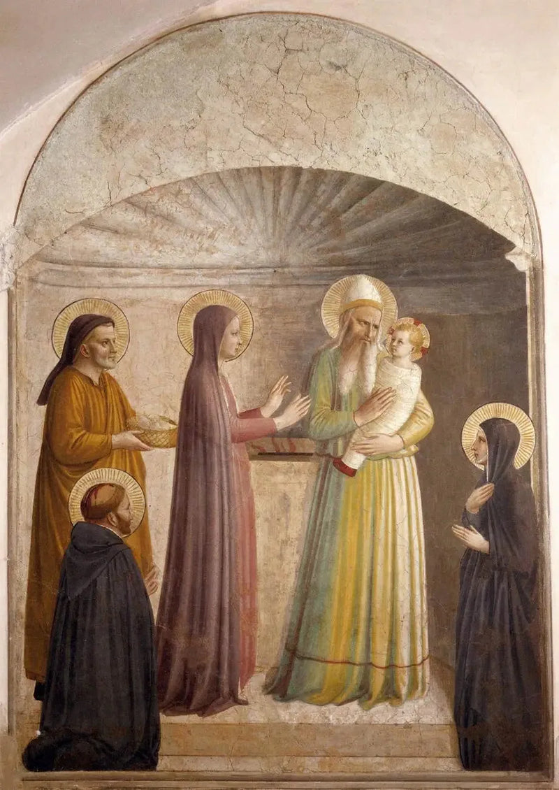 Temppeliin esittäminen - Fra Angelico