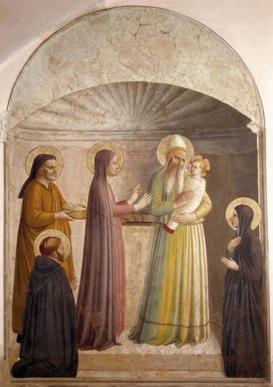 Temppeliin esittäminen - Fra Angelico