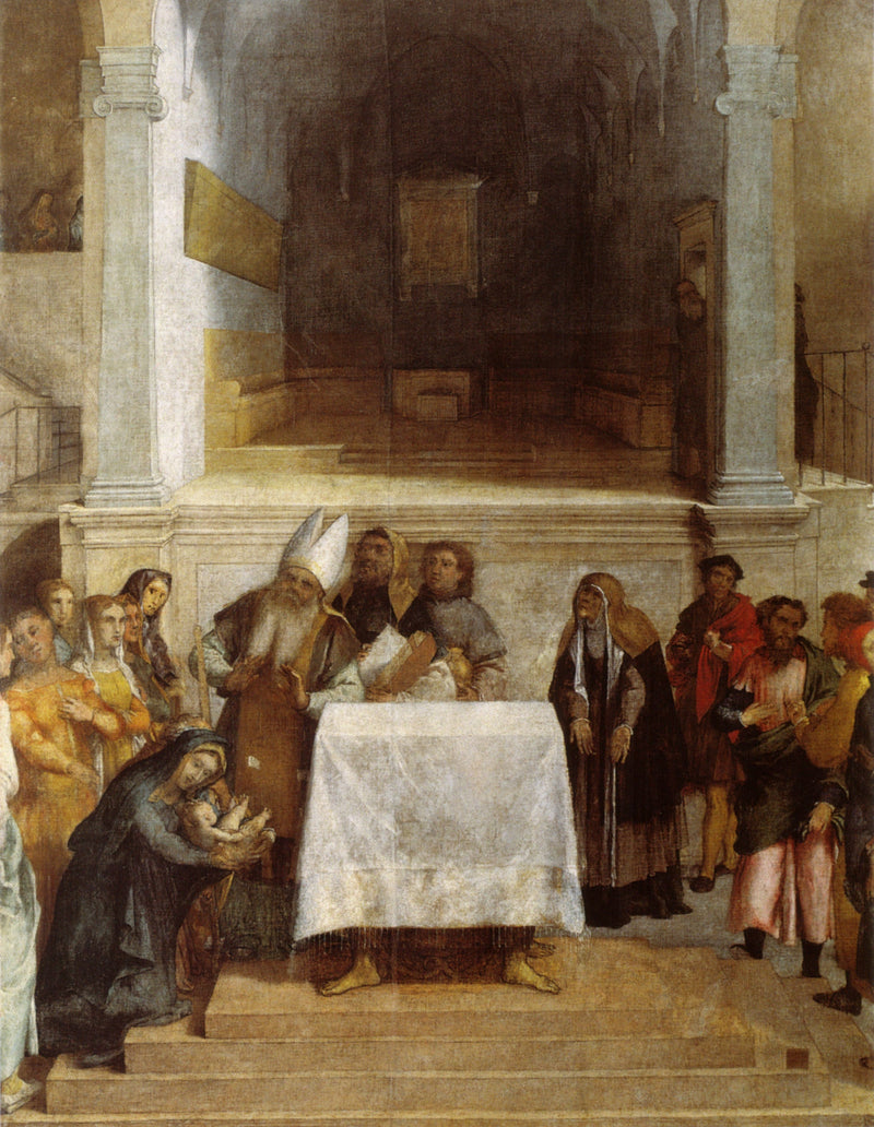 Temppeliin esittäminen - Lorenzo Lotto