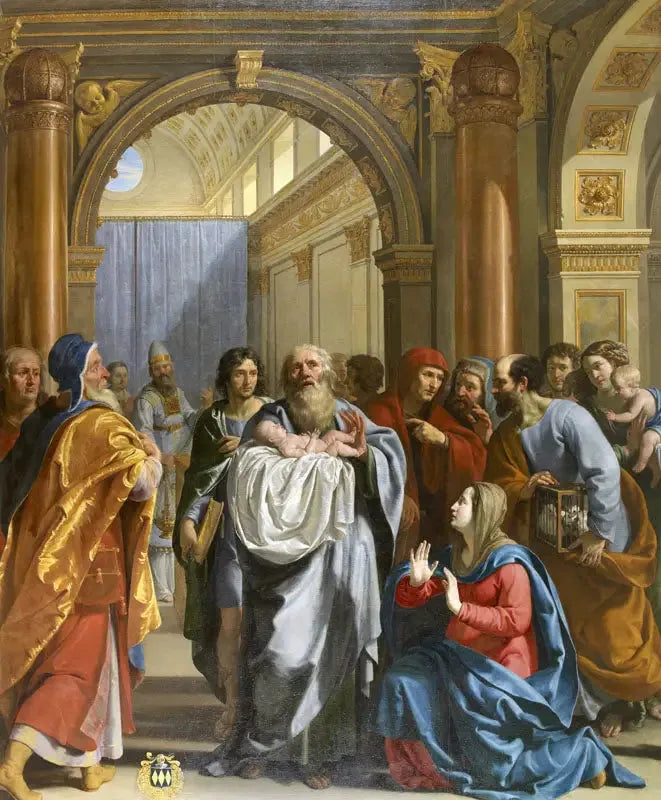 Temppeliin esittäminen - Philippe de Champaigne