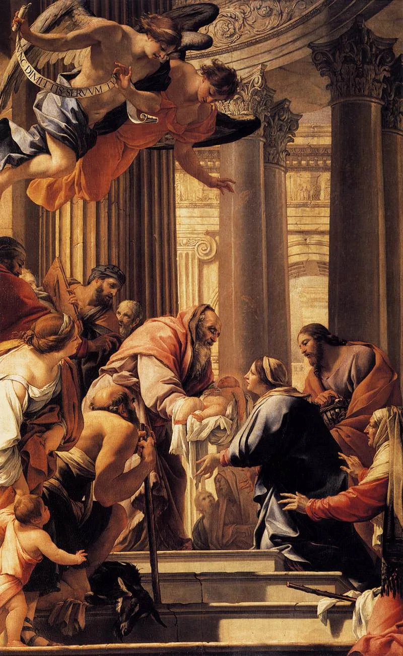 Temppeliin esittäminen - Simon Vouet
