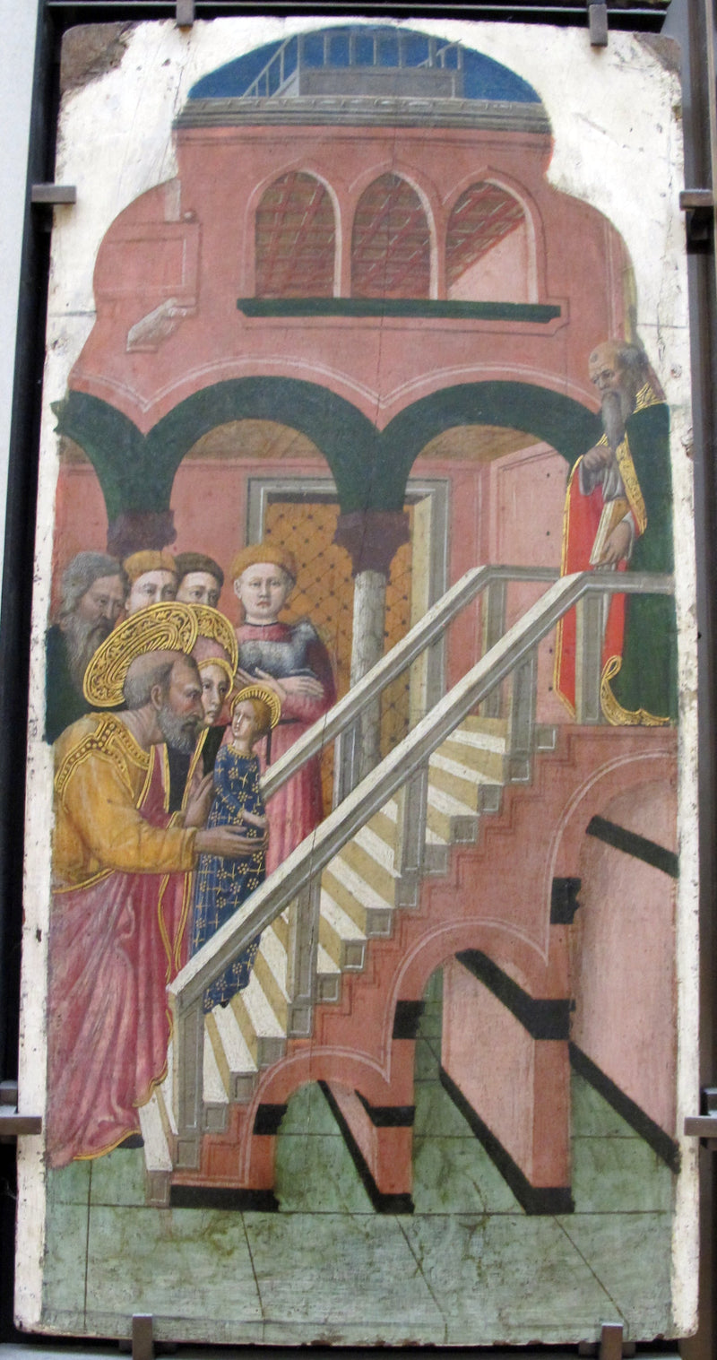 Neitsyt Marian esittely temppelissä - Giovanni Francesco da Rimini