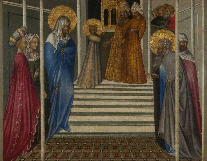 Neitsyt Marian esittely - Giovanni di Paolo