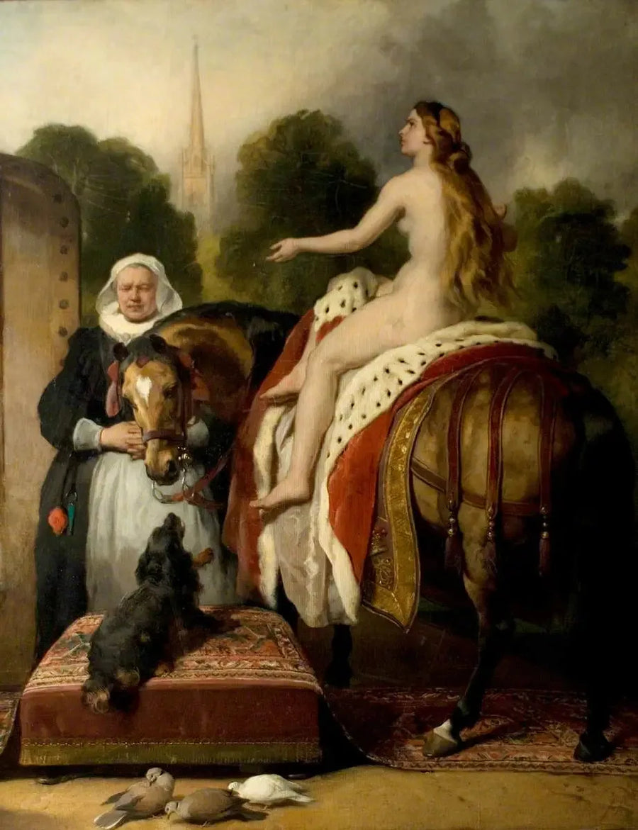 Lady Godivan rukous - Edwin Henry Landseer