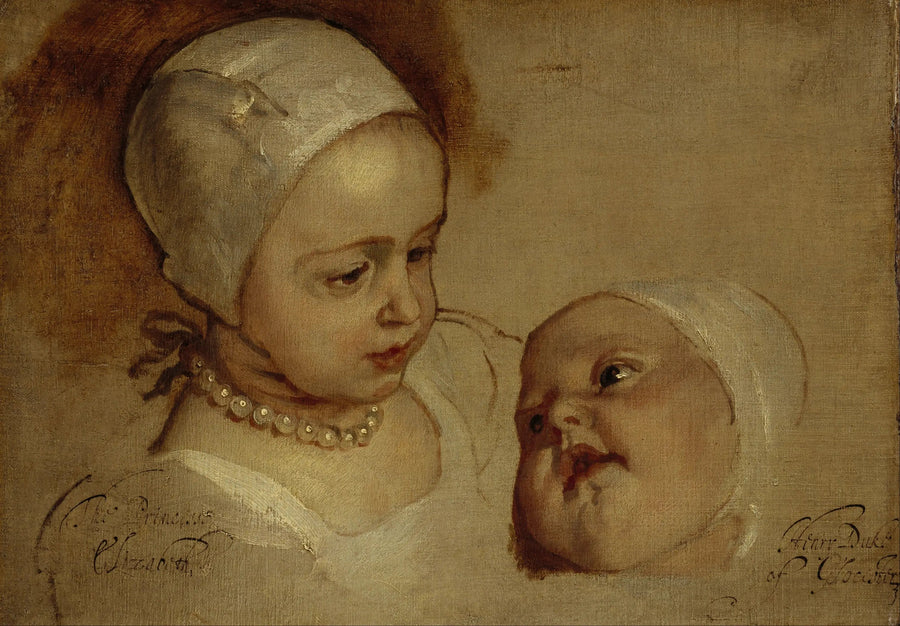 Prinssi Elizabeth ja prinsessa Anne - Antoine van Dyck