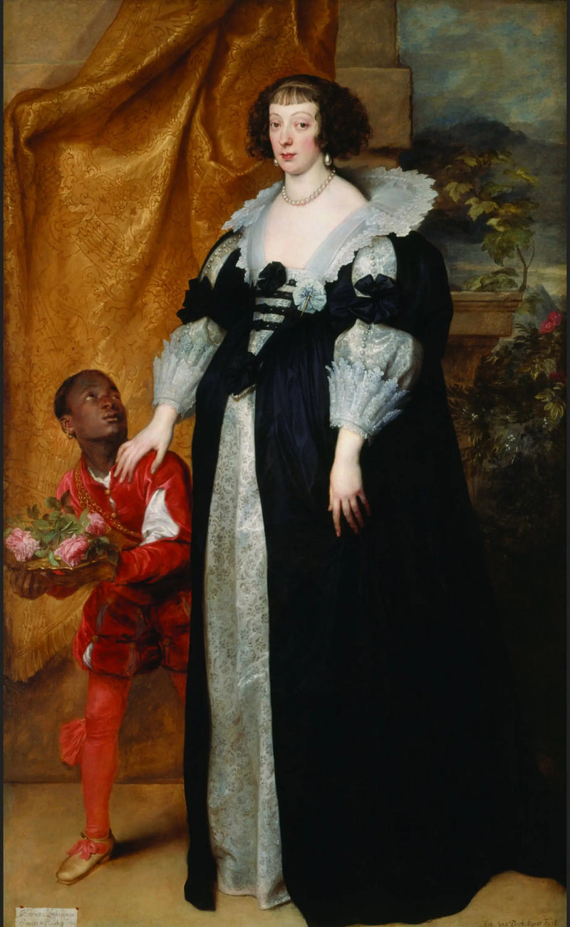 Prinsessa Henriette de Lorraine (1611-1660), seuranaan page - Antoine van Dyck