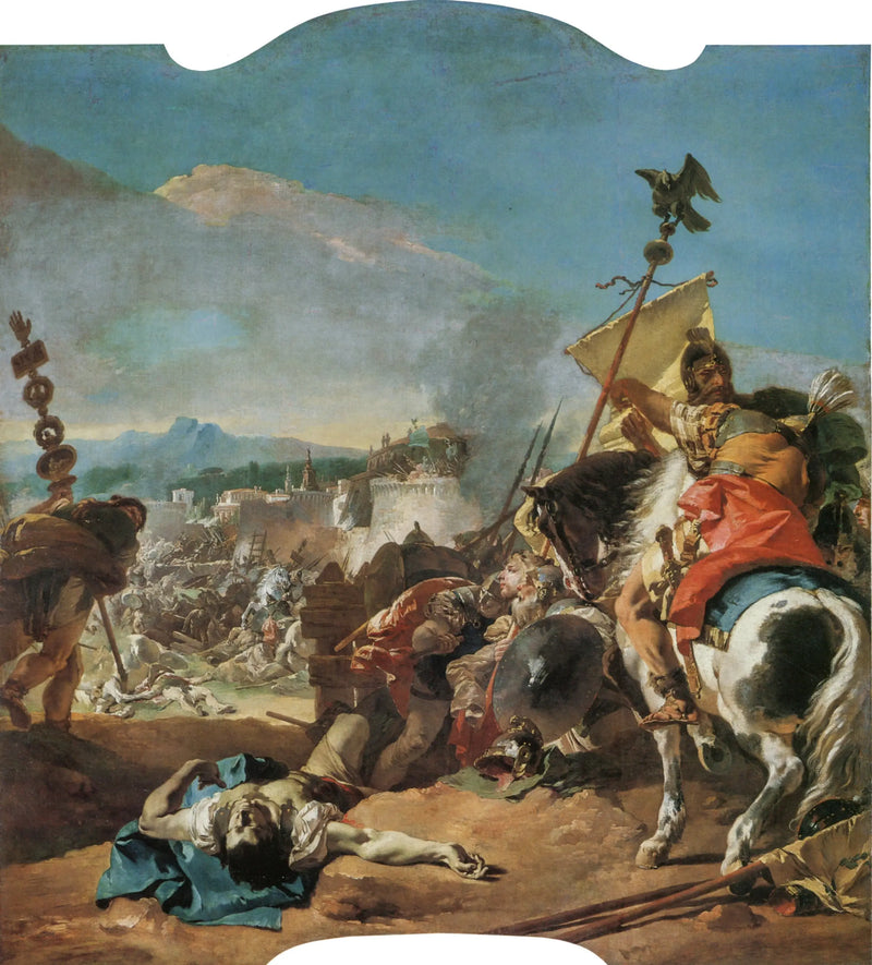 Karthagonin valloitus - Giovanni Battista Tiepolo