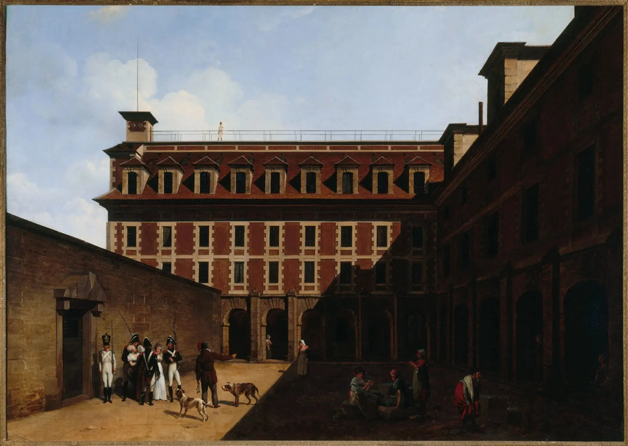 Madelonnetten vankila, Fontainen katu - Louis-Léopold Boilly