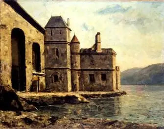 Vankila järven lähellä - Gustave Courbet