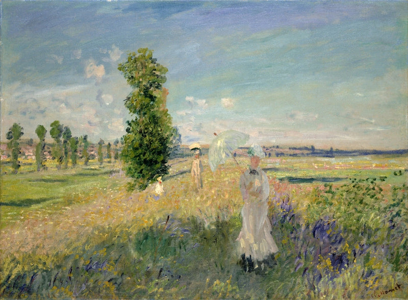Kävely Argenteuil W379 - Claude Monet