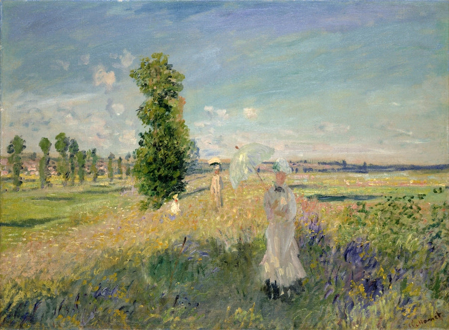 Kävely Argenteuil W379 - Claude Monet