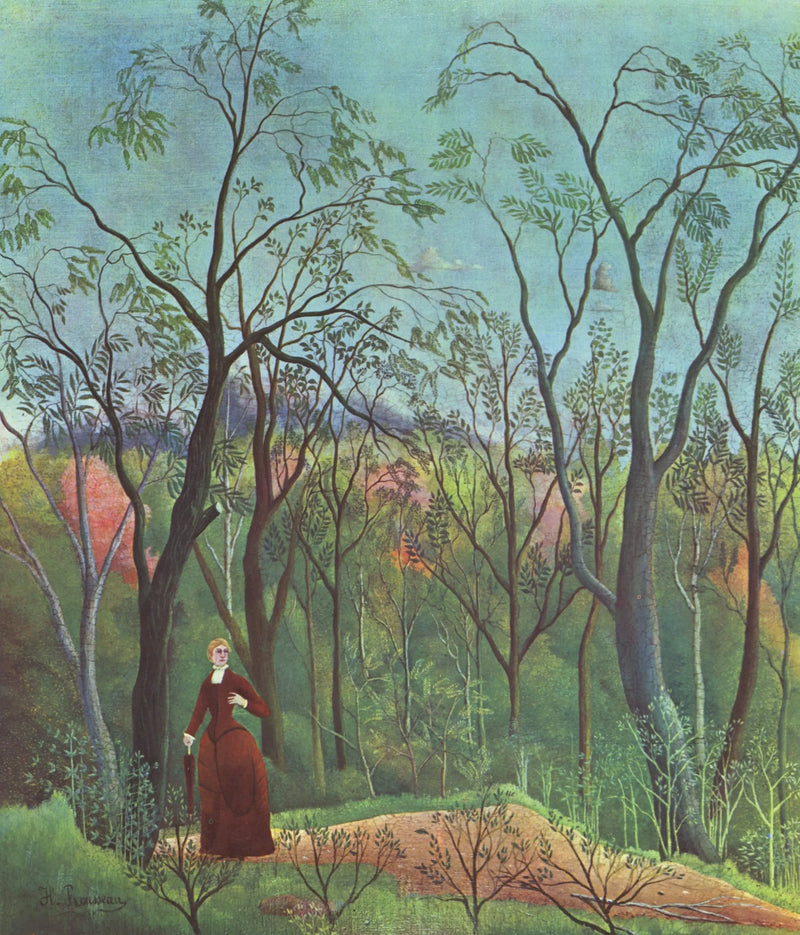 Metsäkävely - Henri Rousseau