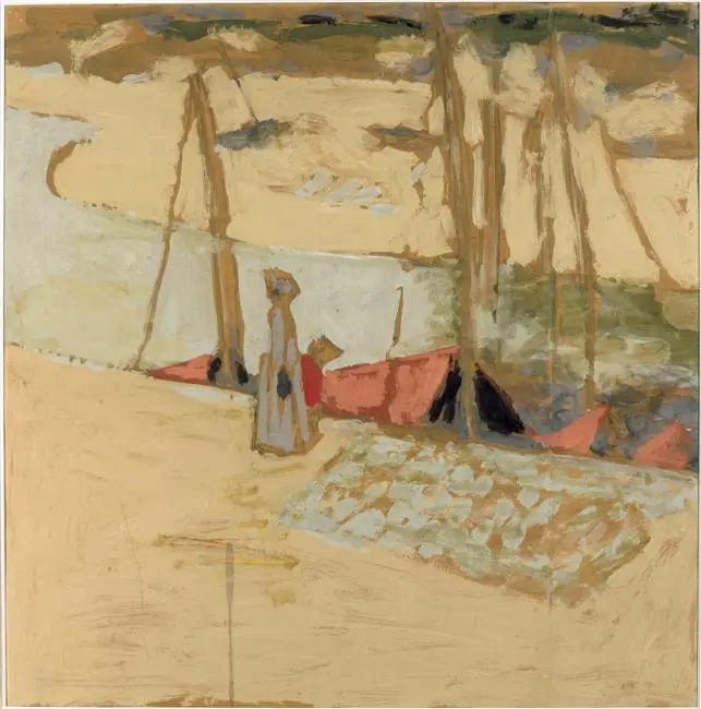 Promenadi satamassa - Édouard Vuillard