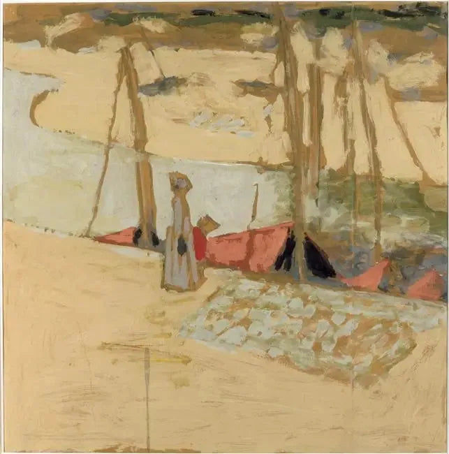 Promenadi satamassa - Édouard Vuillard
