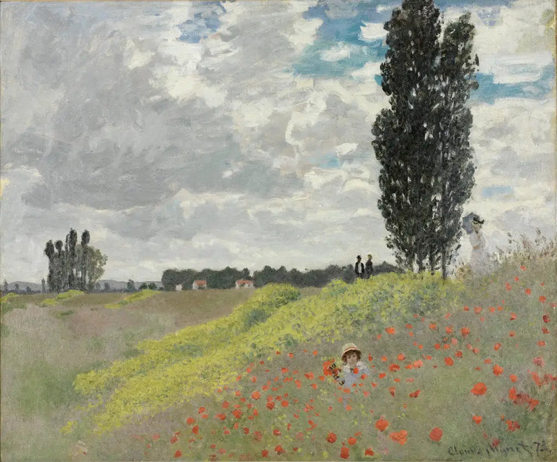 Kävely niityillä Argenteuilissa - Claude Monet