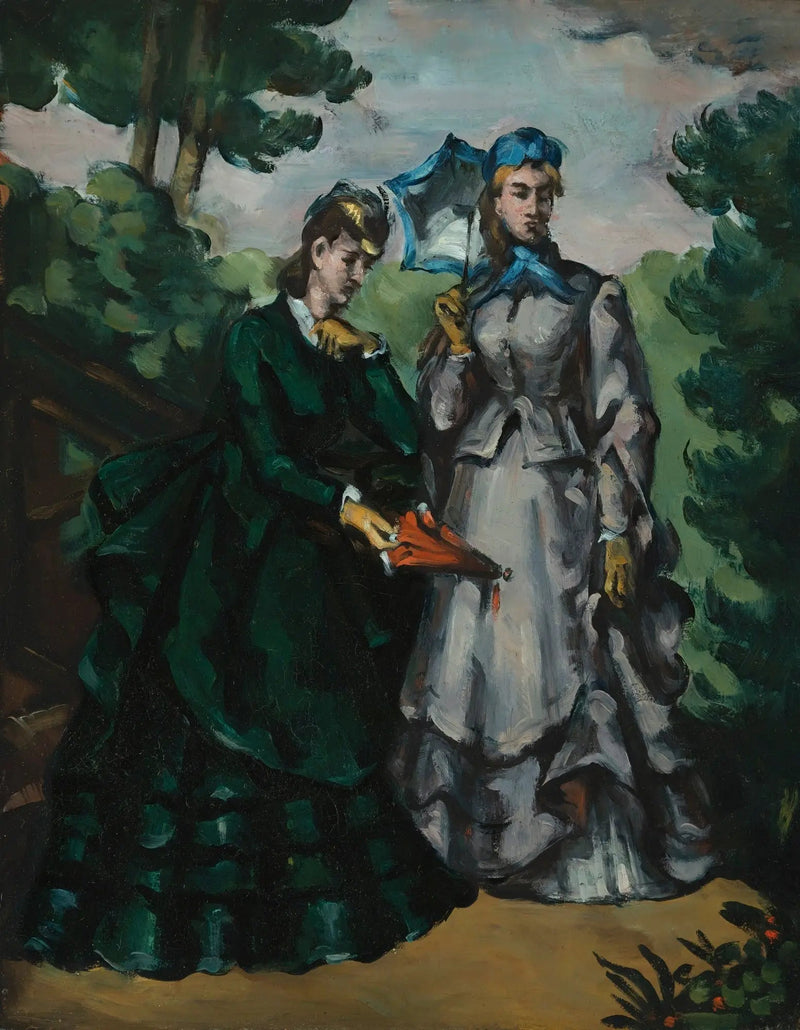 Kävelyretki - Paul Cézanne
