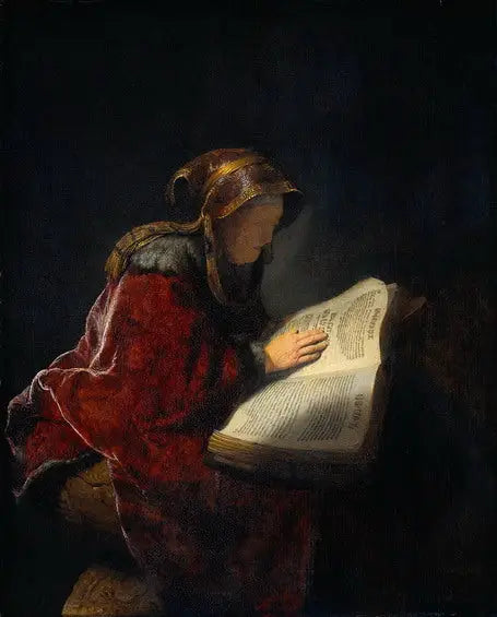 Profeetta Anna - Rembrandt