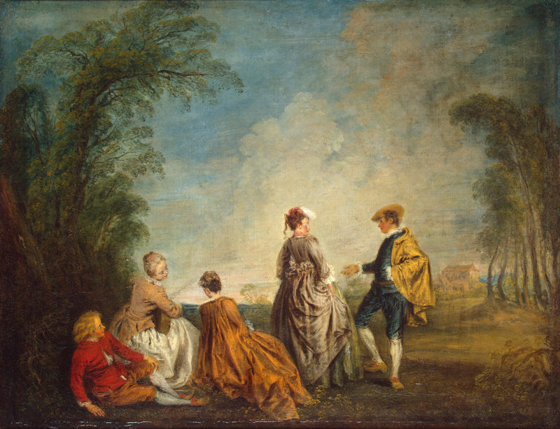 Epätoivoinen ehdotus - Antoine Watteau