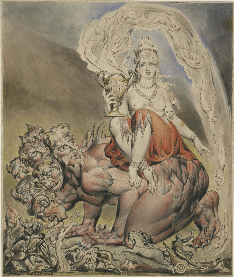 Babylonen prostituoitu - William Blake