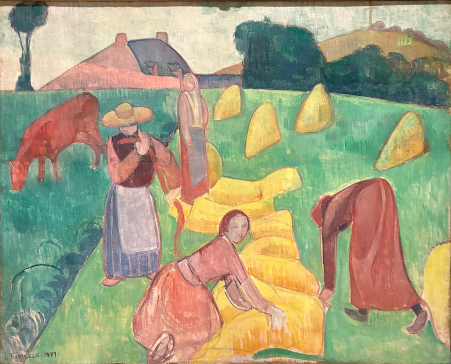 Vehnäskorjuu - Émile Bernard
