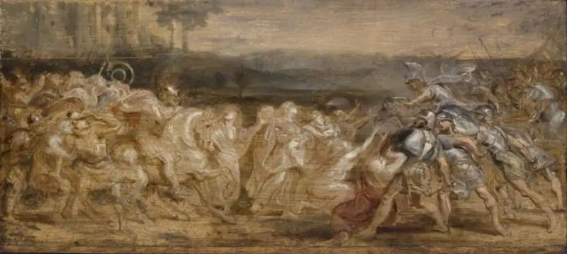 Roomalaisten ja Sabinien sovinto - Peter Paul Rubens