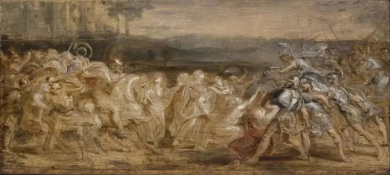 Roomalaisten ja Sabinien sovinto - Peter Paul Rubens