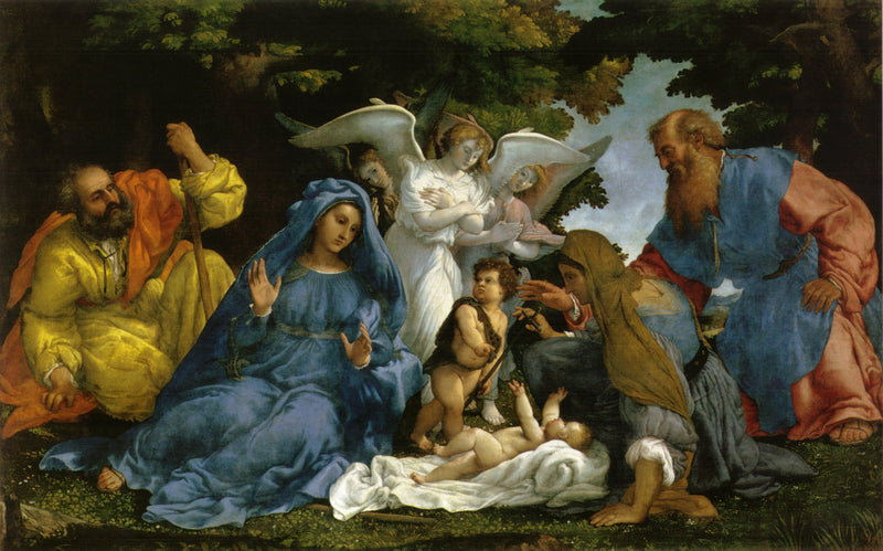 Jumalan luonnon tunnistaminen Kristuksessa - Lorenzo Lotto