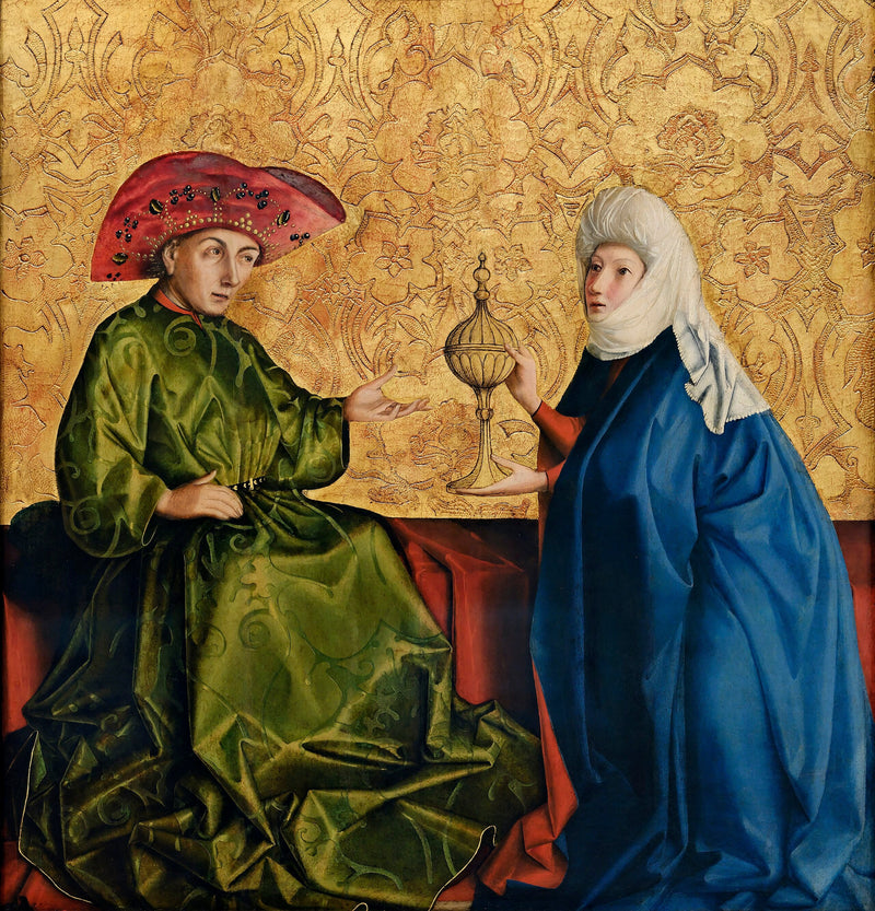 Saban kuningatar Salomonin edessä - Konrad Witz