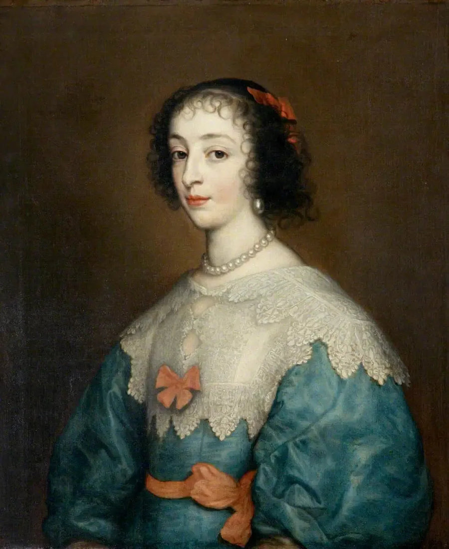 Kuningatar Henriette Marie (1609–1669) - Antoine van Dyck