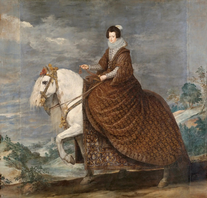 Ranskan kuningatar Isabelle ratsain - Diego Velázquez