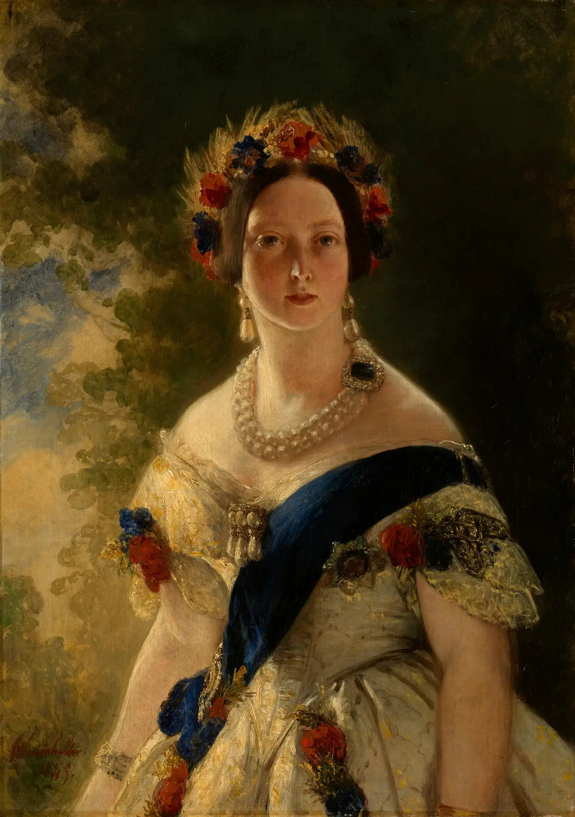 La reine Victoria (1819-1901) - Franz Xaver Winterhalter - Alpha Reproduction