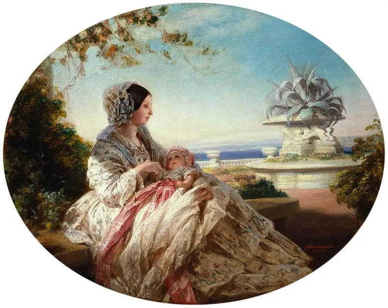 Kuningatar Viktoria ja prinssi Arthur - Franz Xaver Winterhalter