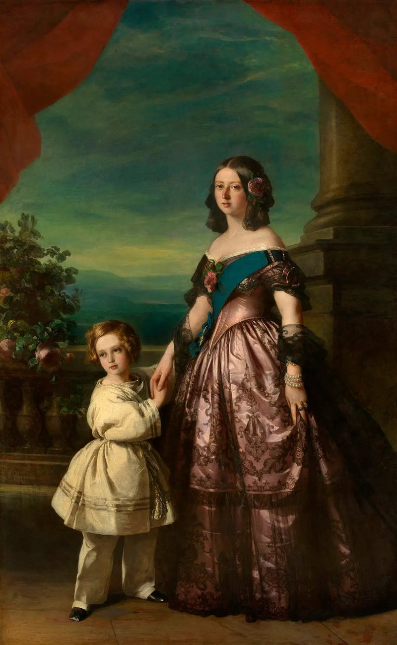 Kuningatar Viktoria ja Walesin prinssi - Franz Xaver Winterhalter