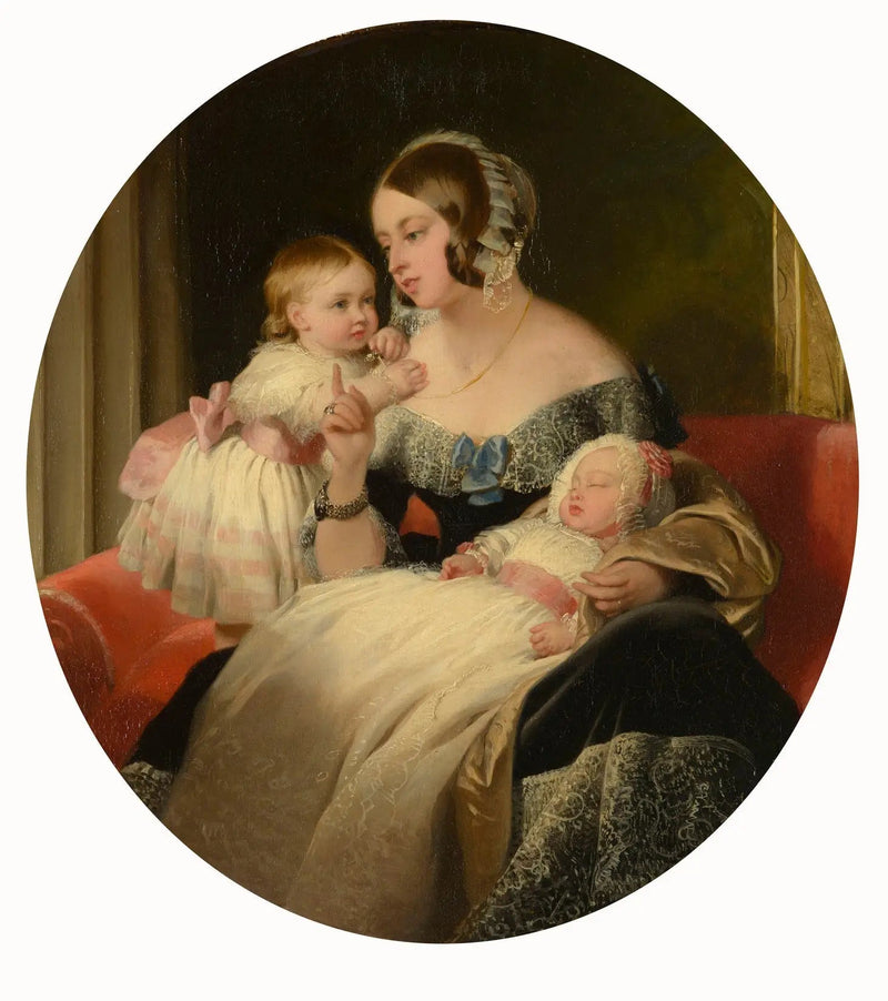 Kuningatar Viktoria ja kuningatarprinssi ja Walesin prinssi - Edwin Henry Landseer
